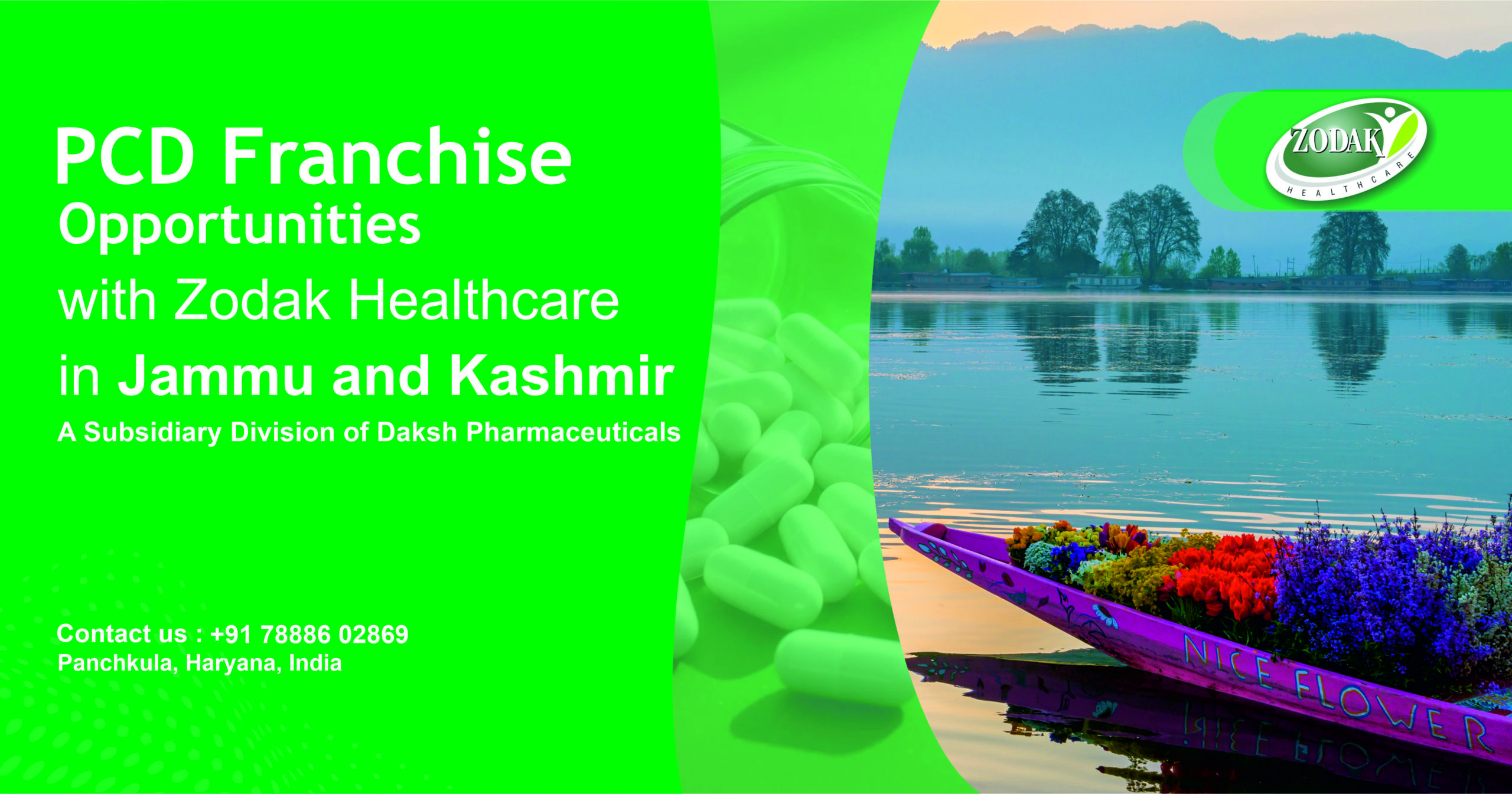 PCD Franchise Opportunities with Zodak Healthcare in Jammu and Kashmir